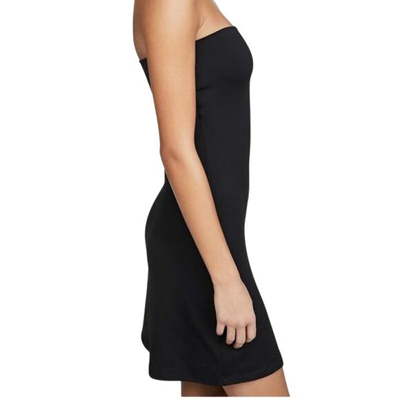 Susana Monaco Black Strapless Tube Dress Mini Length SZ L NWOT LBD Vista Fabric - Picture 4 of 10